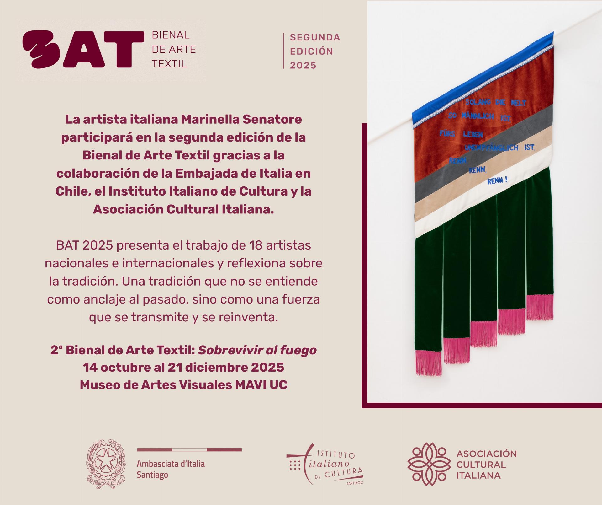 2ª Bienal de Arte Textil Sobrevivir al fuego _Marinella Senatore(1)